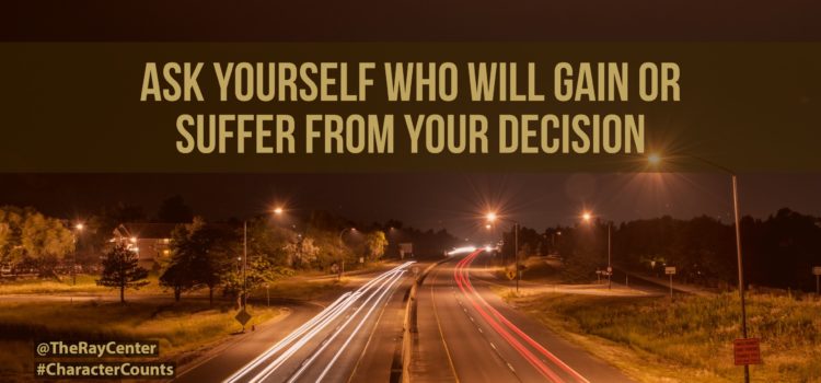 Who pays for your choices? Who pays for your choices?