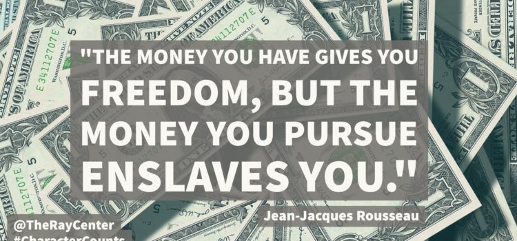 Money is the icing, not the cake Money is the icing, not the cake