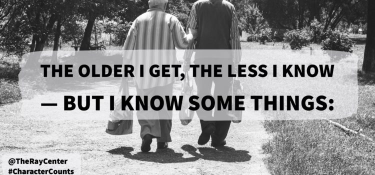 What I know about life What I know about life