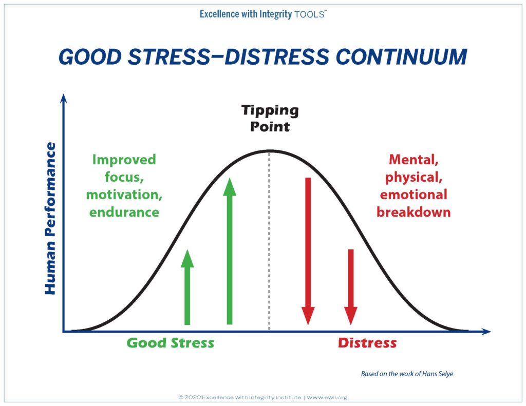 Good Stress Distress Continuum